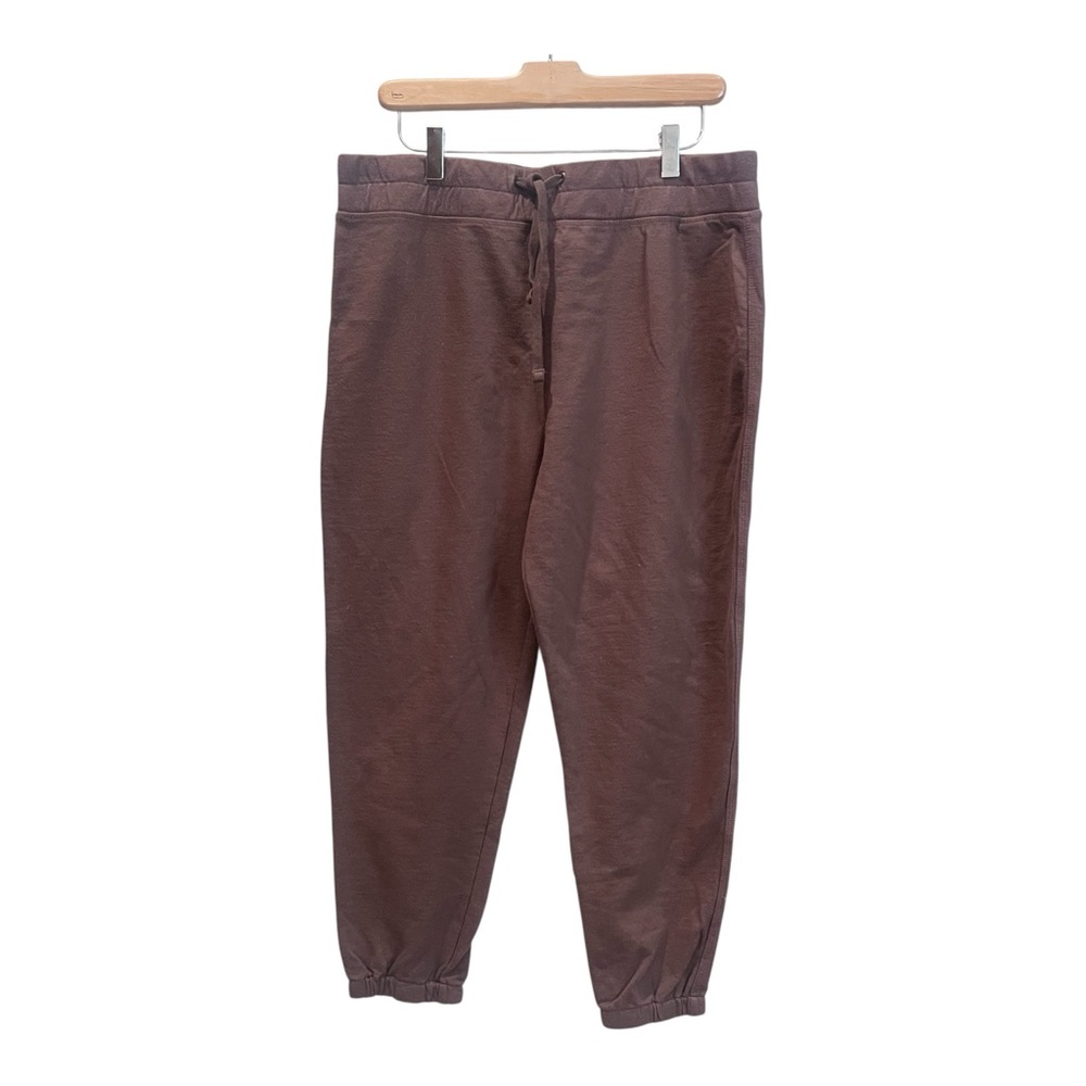 James Perse Chocolate Jogger‎ Drawstring Cotton Lounge Pants Size Small